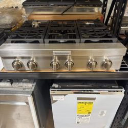 KitchenAid 36” gas range top