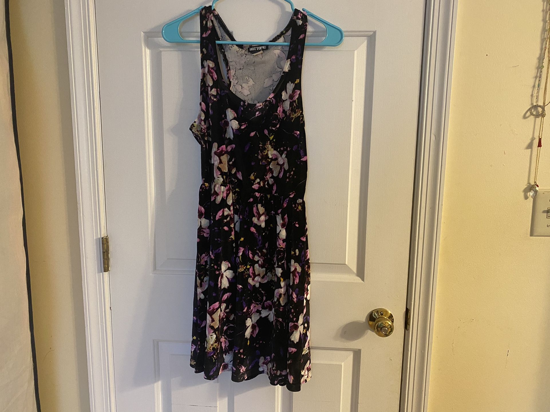 Floral Sleeveless Hot Topic Dress