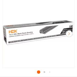 Thick Mil Plastic Roll - Black From Home Depot 