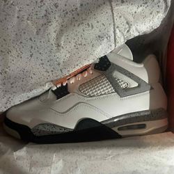 Jordan 4 White Cement 