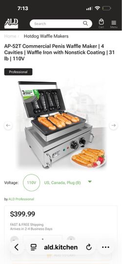 Pnis Waffle Maker