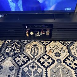 Large Black TV Stand
