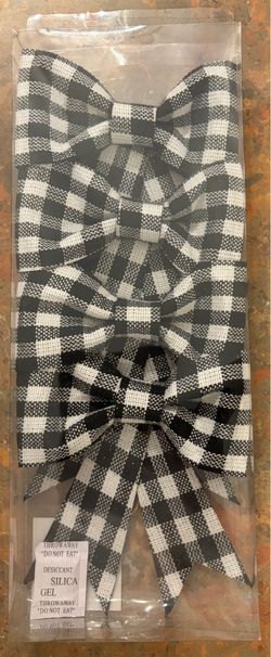4 New Plaid Bows