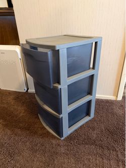 Sterilite Plastic 3 Drawer Storage