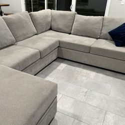 Living Spaces Sectional Couch 