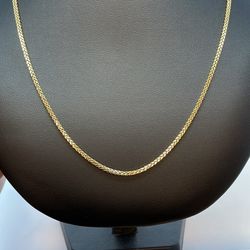 18k Gold Franco Chain.