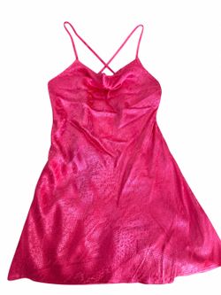 Zara Pink Satin Dress – Size Small (New)
