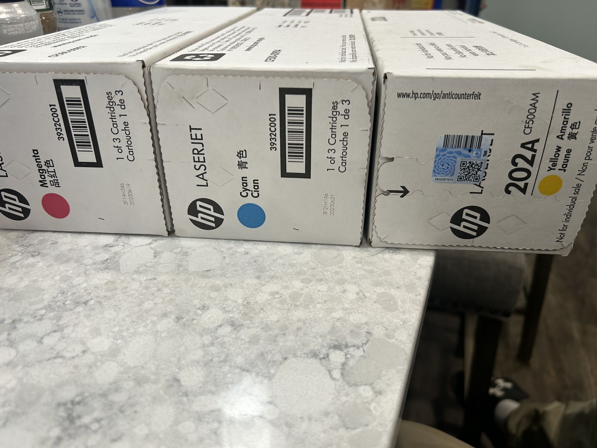 HP Printer Laser jet Toner Cartridges 202A
