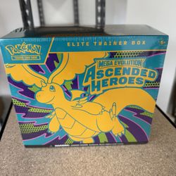 2026 Pokémon Mega Evolution Ascended Heroes Elite Trainer Box