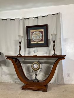 Glass & Wood Entryway Console * Sofa Table * Accent Table