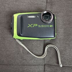 Fujifilm FinePix XP120 Digital Camera - Black/Lime Green