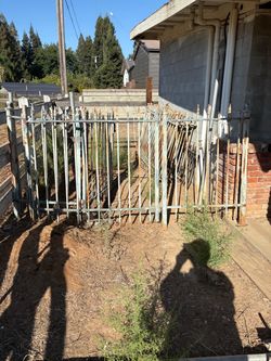 Rod iron fencing