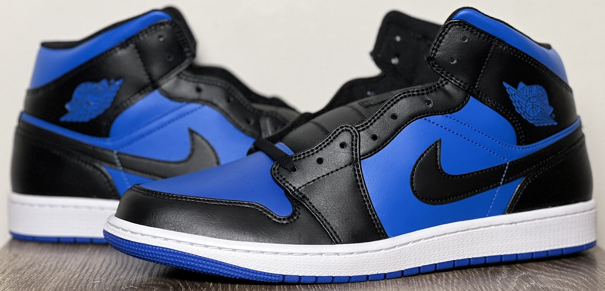 Air Jordan 1 Mid Black Royal Blue - Size 13 - DQ8426-042 (2023) NEW IN BOX