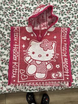 Hello Kitty Pancho For 2-3 Year Old Condition: New