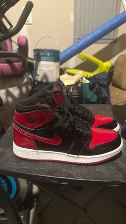 Retro 1s black and red  size 7y