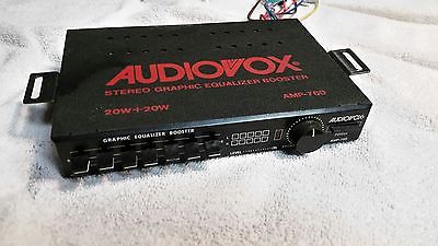 Audiovox Car Stereo Graphic Equalizer Booster 20W+20W AMP-760