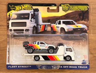 Hot Wheels Premium Team Transport Toyota Off-Road Truck & Fleet Street Brand New