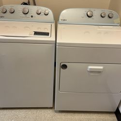 Washer and Dryer 