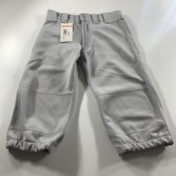 Marucci Youth Doubleknit Short Pants Gray Youth Large