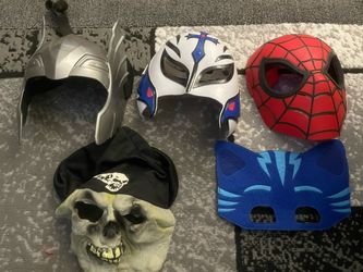 5 Kids Halloween Masks 