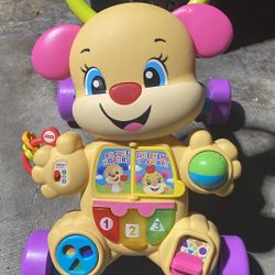 Fisher-Price Baby Toy Laugh & Learn Smart Stages Puppy Walker with Educational Music Lights & Activities for Infants Ages 6+ Months