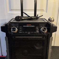 Ion Explorer Outback Wireless Rechargeable Speaker / karaoke