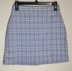 Blue Skirt Plaid