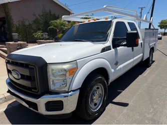 2013 F350 DIESEL Truck with utility box