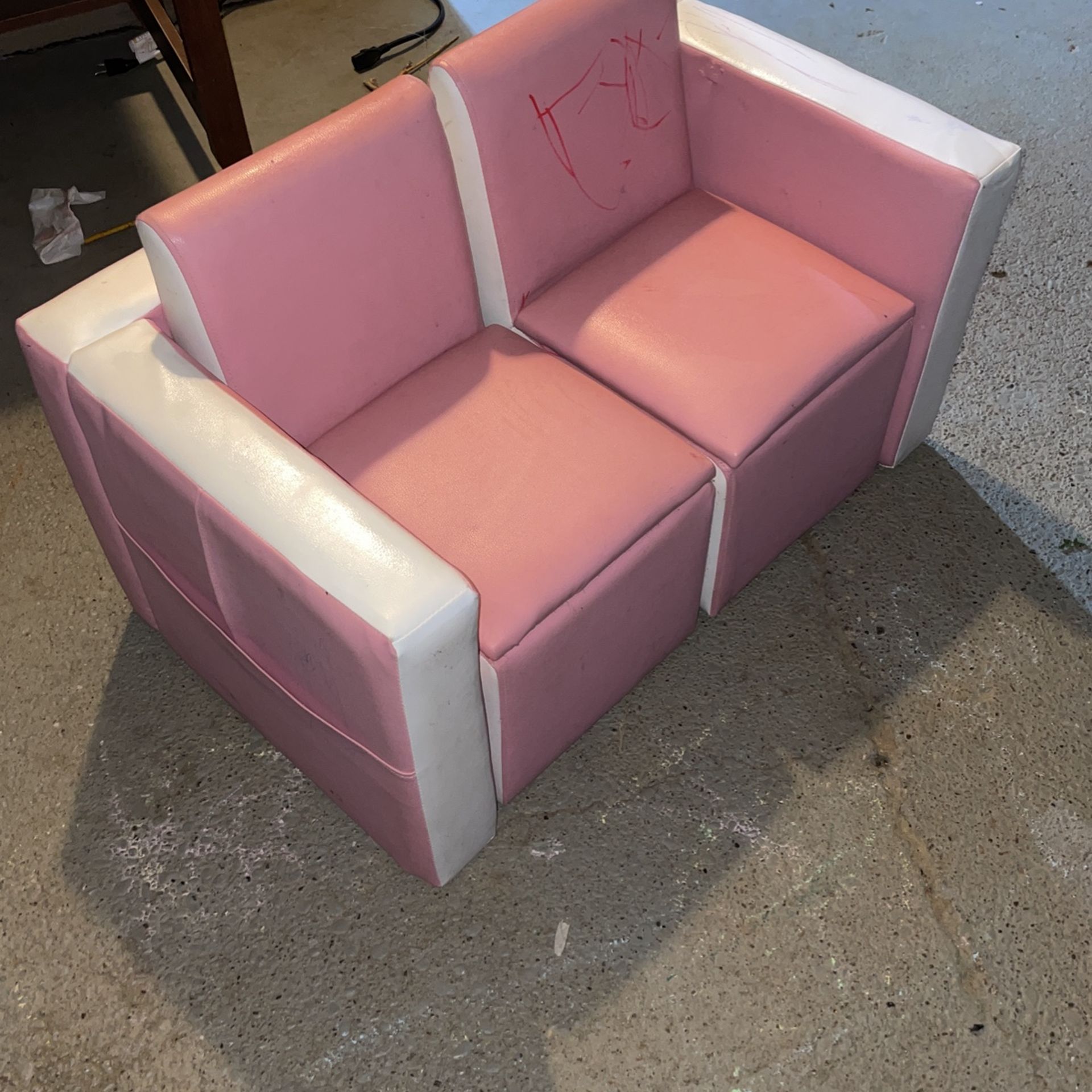 Kids Sofa, Convertible Table/chairs