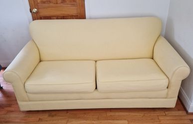 Small Yellow Sleeper Sofa