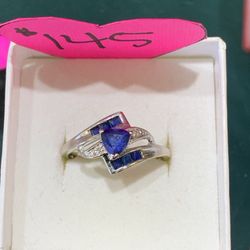 10k Diamond Birthstone Ring 