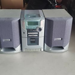 PHILIPS MC118/37 Stereo Micro System CD Cassette/ AM/FM Tuner