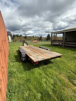 Flat bed trailer