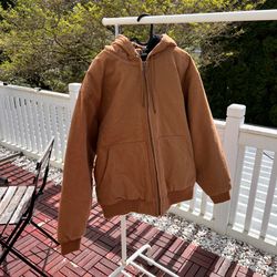Cornerstone Duck Cloth Hooded Work Jacket men size M