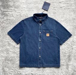 LOUIS VUITTON SIGNATURE DENIM SHORT SLEEVES SHIRT