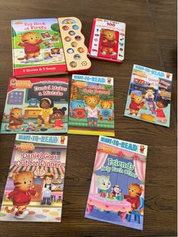 Lot of Daniel Tiger Books