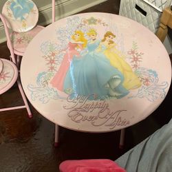 Princess Table. Chairs Need Repair