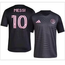 New Adidas Lionel MESSI Inter Miami #10  Jersey BLACK, XXL Shirt