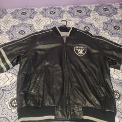 G-iii Carl Banks Vintage Raiders Jacket