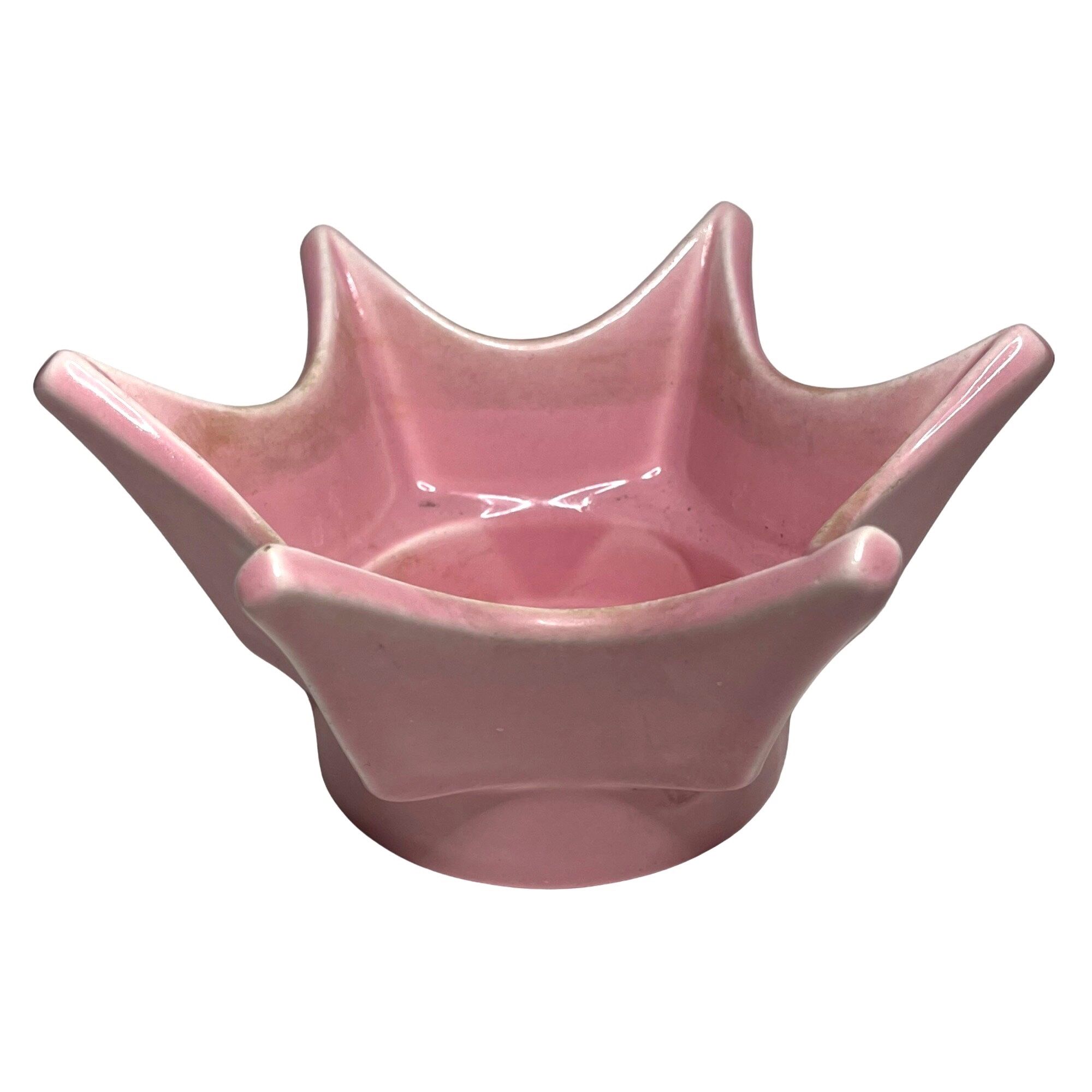 Vintage 1957 Miramar of California #762 Ceramic Pink Bowl Dish Planter