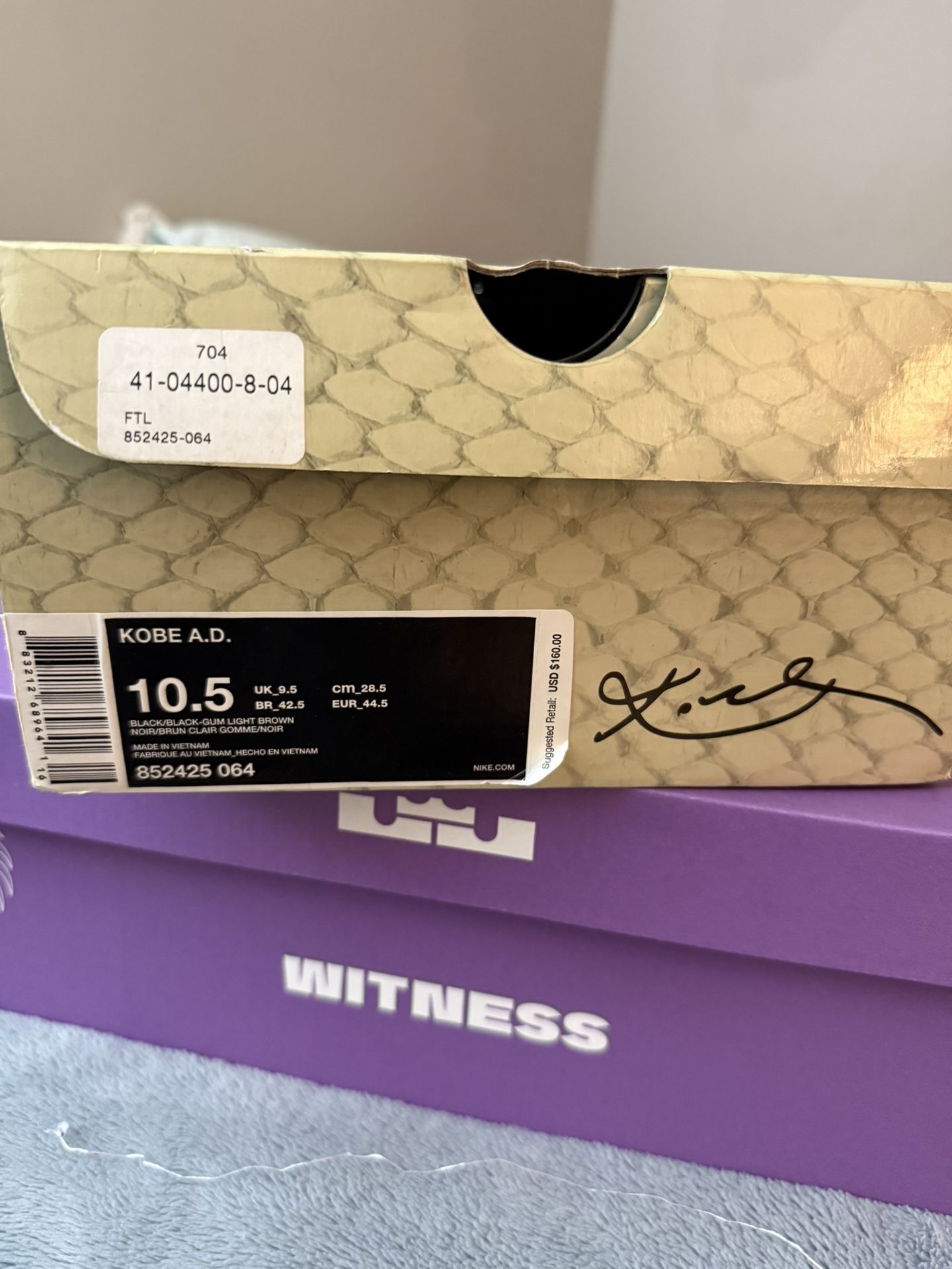 Black Mambas 10.5 Kobe A.d.