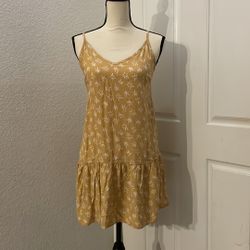Adorable Summer Mustard Color Dress