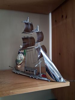 VINTAGE CHROME /STAINLESS STEEL SHIP