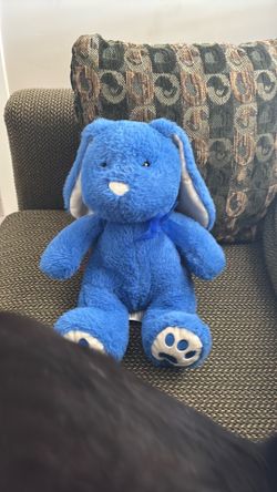 Soft blue bunny