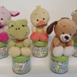 Baby Plush Animal Jars