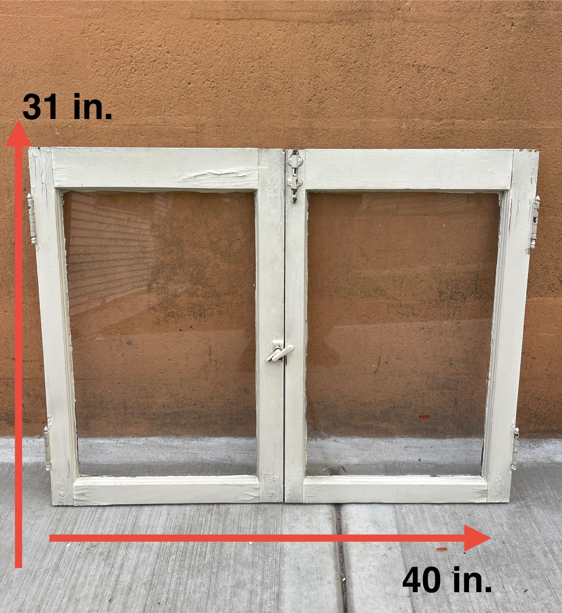 31 in. H x 40 in. W Wooden Window