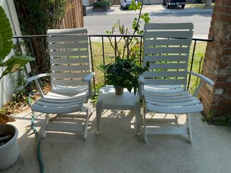 Table and chairs