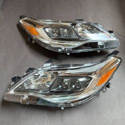 Pair Toyota Avalon 2013 2014 2015 Headlights Halogen Projector Headlamps Driver Passenger Side