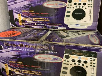 American DJ Pro-scratch1 Cdj Turntables With Original Box