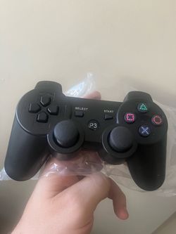 Black Wireless PS3 controller • playstation 3 PS3 console controller with mini usb cable